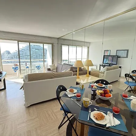 06dj - With Sea View For 4 People - Terrace Villeneuve-Loubet