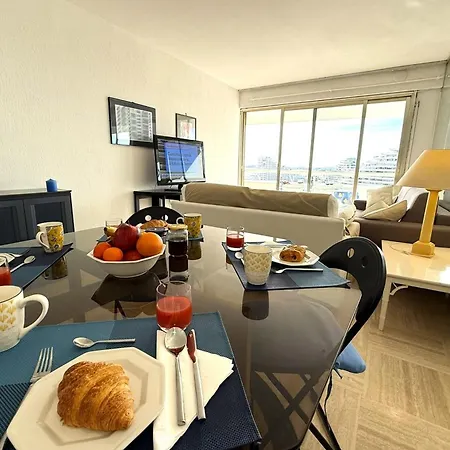 06dj - With Sea View For 4 People - Terrace Apartamento Villeneuve-Loubet